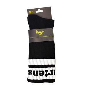 Dr. Martens Athletic Logo Black & White Socks